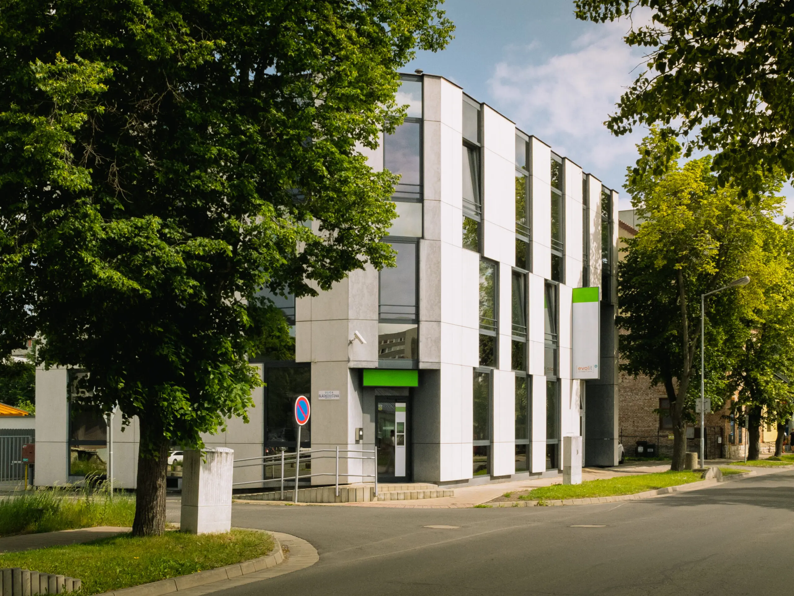 Modern office building exterior